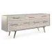 Highs And Lows Sideboard/Buffet Snowcap Organic, Deep Bronze, Matte Pearl