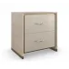 Hang Up Small Nightstand Dry Martini, Winter Frost, Brushed Gold