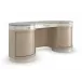 Vanity Fair Console & Desk Dry Martini, Cloud, Charcoal Leaf, Brushed Gold
