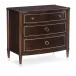 How Suite It Is Nightstand Mocha Walnut, Soft Silver Paint