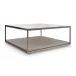 Cartesian Cocktail Table Deep Bronze, Woodland Gray
