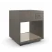 Dark Matter End Table End/Side Table Twilight Frost, Almost Black