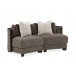 Modern Streamline Commodore Sectional 2 Sectional