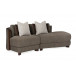 Modern Streamline Commodore Sectional 7 Sectional