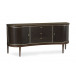 Moderne Sideboard Sideboard/Buffet Aged Bourbon, Smoked Bronze