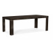 Edge Dining Table Striated Ebony, Lucent Bronze Metallic Paint