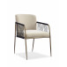 Remix Woven Dining Chair Bronze Gold Metal