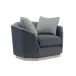 Expressions Swivel Chair & 1/2 London Fog