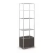 La Moda Display Unit Pier Bar Sepia, Thunder, Smoked Stainless
