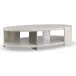 Da Vita Cocktail Table Thunder, Smoked Stainless Paint