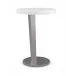 La Moda Tall Spot Table Smoked Stainless