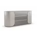Da Vita Duo Dresser Dresser Thunder, Smoked Stainless Paint