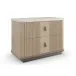 Rhythm Nightstand Sun Drenched Oak, Neutral Metallic