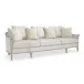 Eaves Drop 110" Sofas & Loveseats Soft Silver Paint
