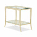 A Precise Pattern End/Side Table Whisper Of Gold