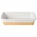 Scotia White Rectangular Baker