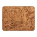 Cork Collection Natural Set of 4 Cork Rectangular Placemats 15.75'' x 11.75'' H0.25''