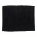 Joana Black Placemat 100% Recycled Cotton 11 3/4" x 15 3/4"
