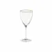 Sensa Clear Wine Glass W/ Golden Rim D3 H7'' | 8 Oz.