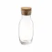 Alegra Clear Glass Carafe W/ Cork Stopper D3.75'' H9'' | 34 Oz.