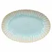 Mallorca Sea Blue Oval Platter 11'' x 16'' H1.75''