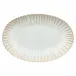 Mallorca Sand Beige Oval Platter 11'' x 16'' H1.75''