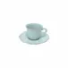 Impressions Robin's Egg Blue Coffee Cup And Saucer 3.75'' x 3'' H2.25'' | 3 Oz. D5.5''