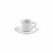 Impressions White Coffee Cup And Saucer 3.75'' x 3'' H2.25'' | 3 Oz.