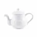 Impressions White Tea Pot 8'' x 4.75'' H5.75'' | 19 Oz.