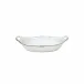 Sardegna White Oval Baker 12.75'' x 7.25'' H3''