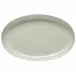 Pacifica Oyster Grey Oval Platter 16'' x 10.25'' H1.75''