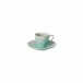 Taormina Aqua Coffee Cup And Saucer 2.5'' x 3.5'' H2.25'' | 3 Oz.