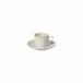 Taormina White Coffee Cup And Saucer 2.5'' x 3.5'' H2.25'' | 3 Oz.