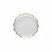 Francesca Gold Glass Rimmed Salad Plate 22 Cm | 8''