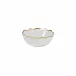 Francesca Gold Glass Rimmed Soup/Cereal Bowl 15 Cm | 6''