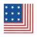 Star Spangled Paper Luncheon Napkins, 20 Per Pack