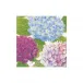 Hydrangea Garden Blue Boxed Paper Cocktail Napkins, 40 Per Box