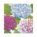 Hydrangea Garden Paper Luncheon Napkins Blue, 20 Per Pack