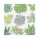 Succulents Paper Luncheon Napkins, 20 Per Pack