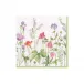 French Floral Boxed Paper Cocktail Napkins, 40 Per Box