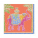 Royal Elephant Paper Luncheon Napkins Orange, 20 Per Pack