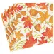 Woodland Leaves Paper Dinner Napkins in Ivory, 20 Per Pack