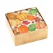 Pumpkin Field Boxed Paper Cocktail Napkins in White , 40 Per Box