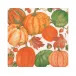 Pumpkin Field Paper Luncheon Napkins in White, 20 Per Pack