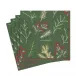 Sprigs and Berries Paper Luncheon Napkins in Evergreen, 20 Per Pack
