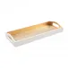 Pebble Gold Lacquer Bar Tray 8" x 20"