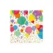 Balloons And Confetti White Boxed Paper Cocktail Napkins, 40 per Box