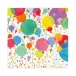 Balloons and Confetti Paper Luncheon Napkins in White, 20 Per Pack