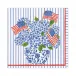 Flags and Hydrangeas Paper Luncheon Napkins, 20 Per Pack