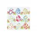 Floral Easter Eggs Boxed Paper Cocktail Napkins, 40 per Box